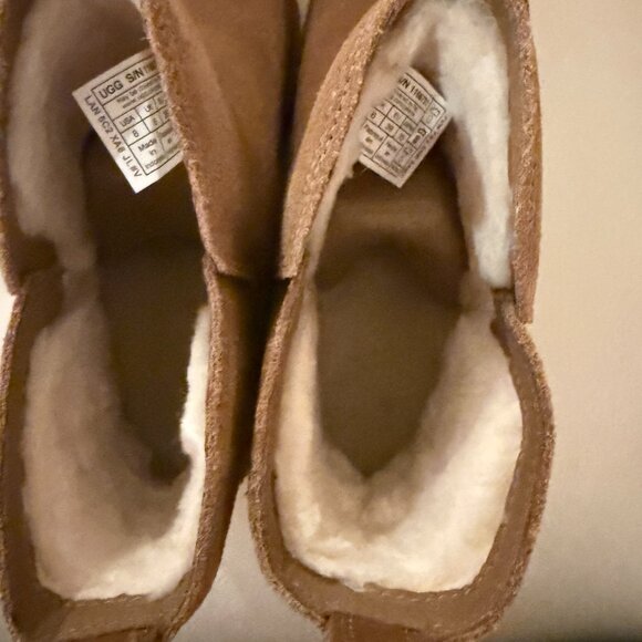NIB UGGS AUSTRAILA UGG ALINA MINI PLATFORM BOOTS SIZE 8 CHESTNUT - Picture 6 of 12
